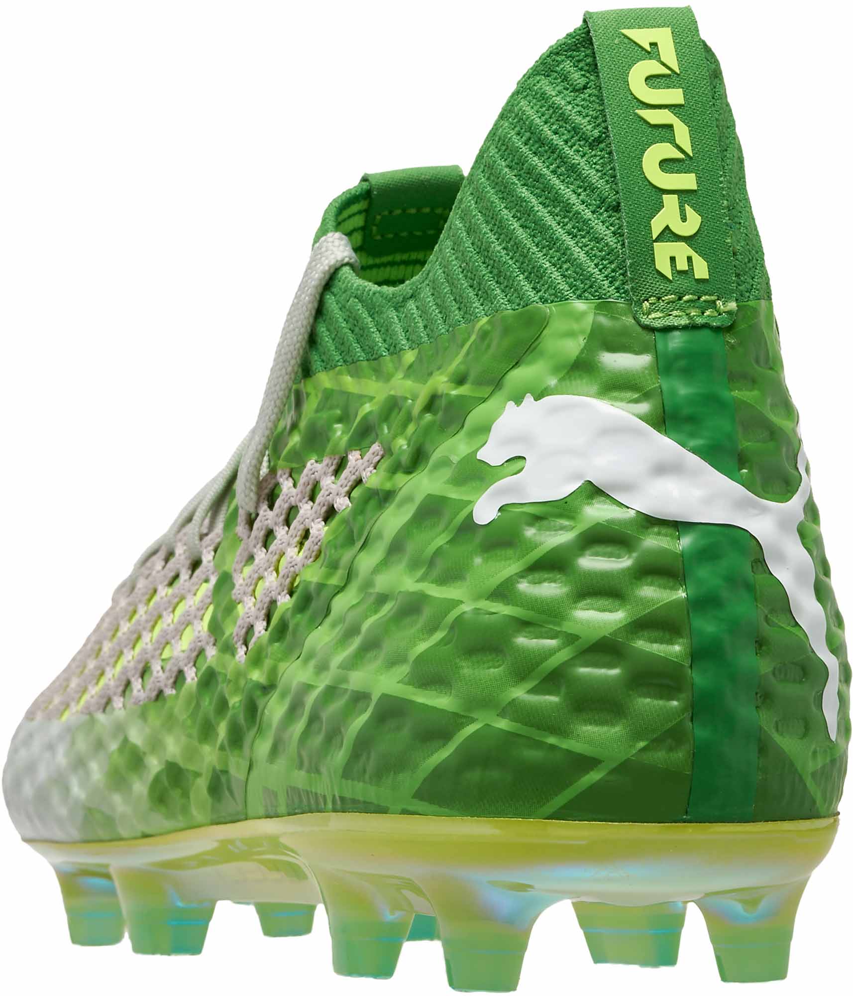 Puma Future 18.1 Netfit FG - On/Off - Green Gecko & White - Soccer Master