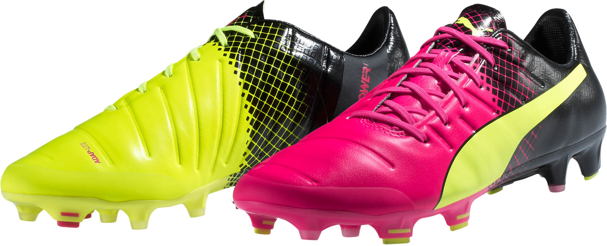 PUMA evoPOWER 1.3 FG - Tricks - Pink Glow/Safety Yellow - Soccer Master