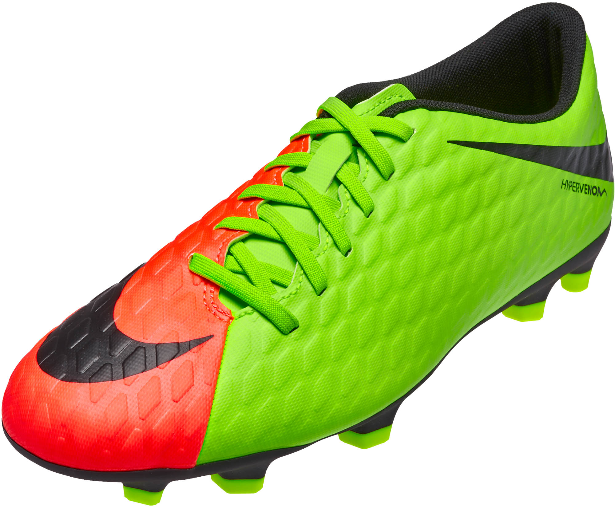 historia cuscús su Nike Hypervenom Phade III FG Soccer Cleats - Electric Green & Hyper Orange  - Soccer Master