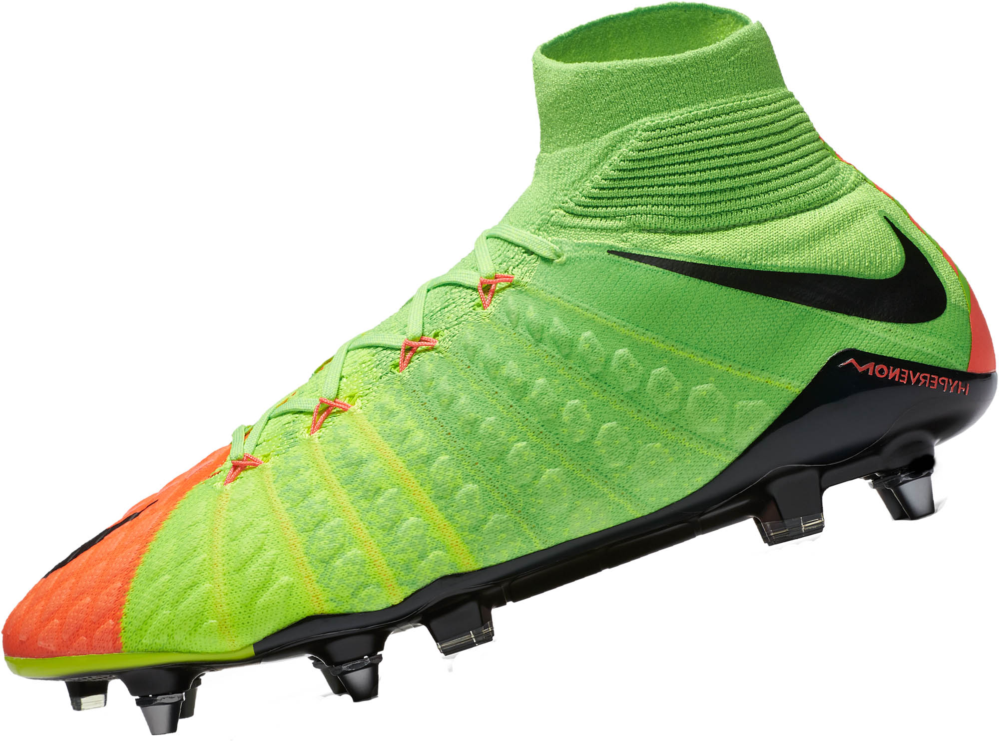 Nike Hypervenom Phantom DF III SG-Pro - Electric Green & Hyper Orange -  Soccer Master
