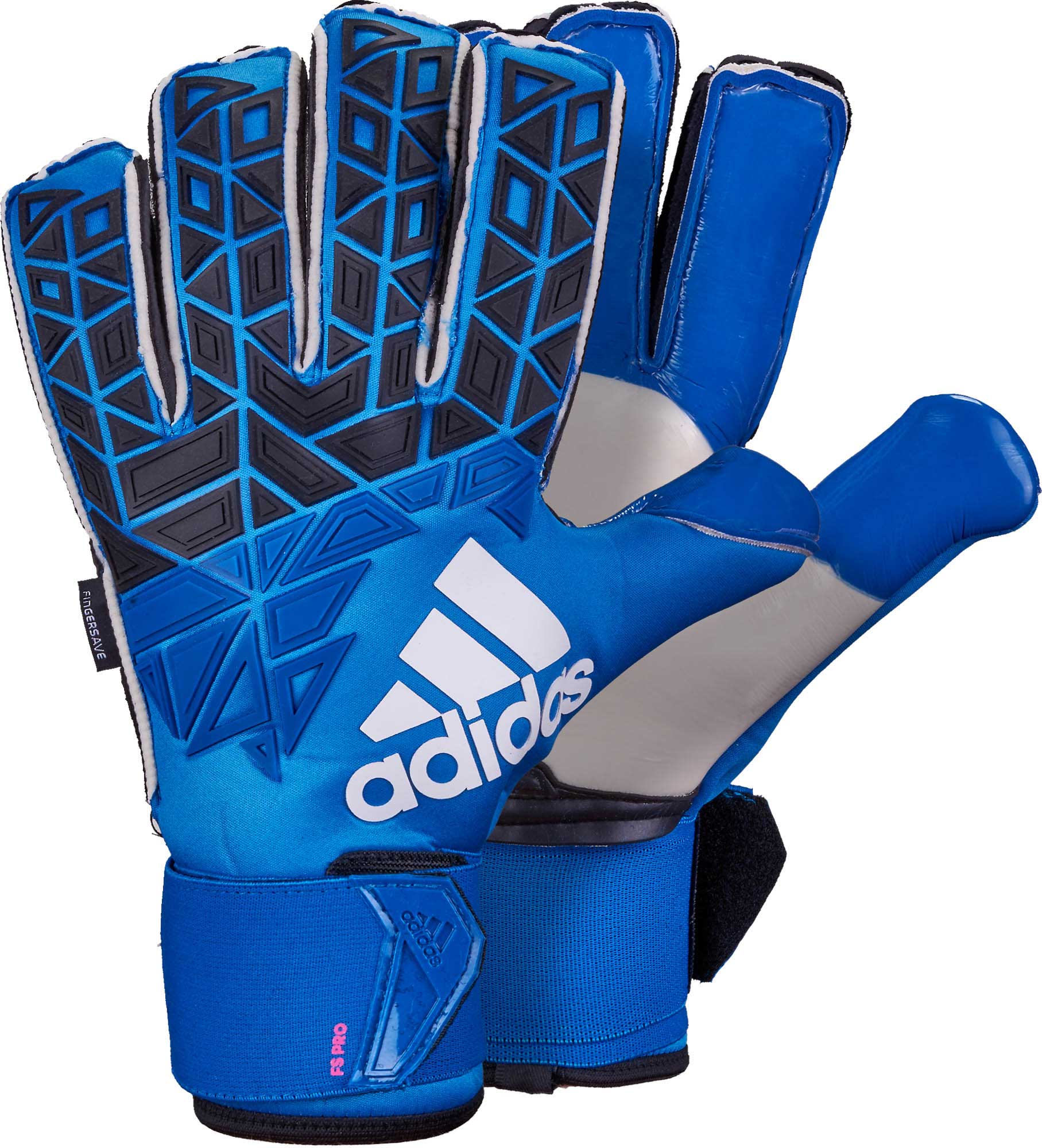 adidas ACE Trans Fingersave Pro Goalkeeper Gloves - Blue & Shock Pink -  Soccer Master