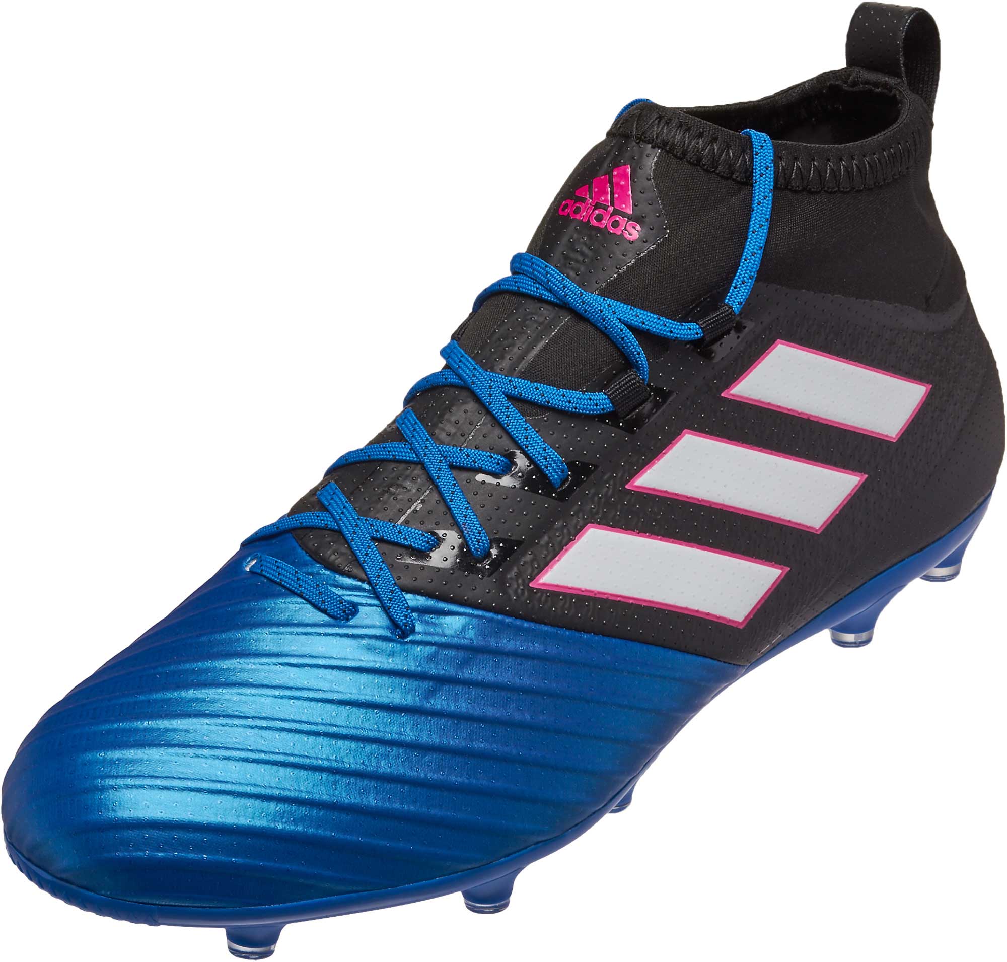 adidas ACE 17.2 Primemesh FG Soccer Cleats - Black \u0026 Blue - Soccer Master