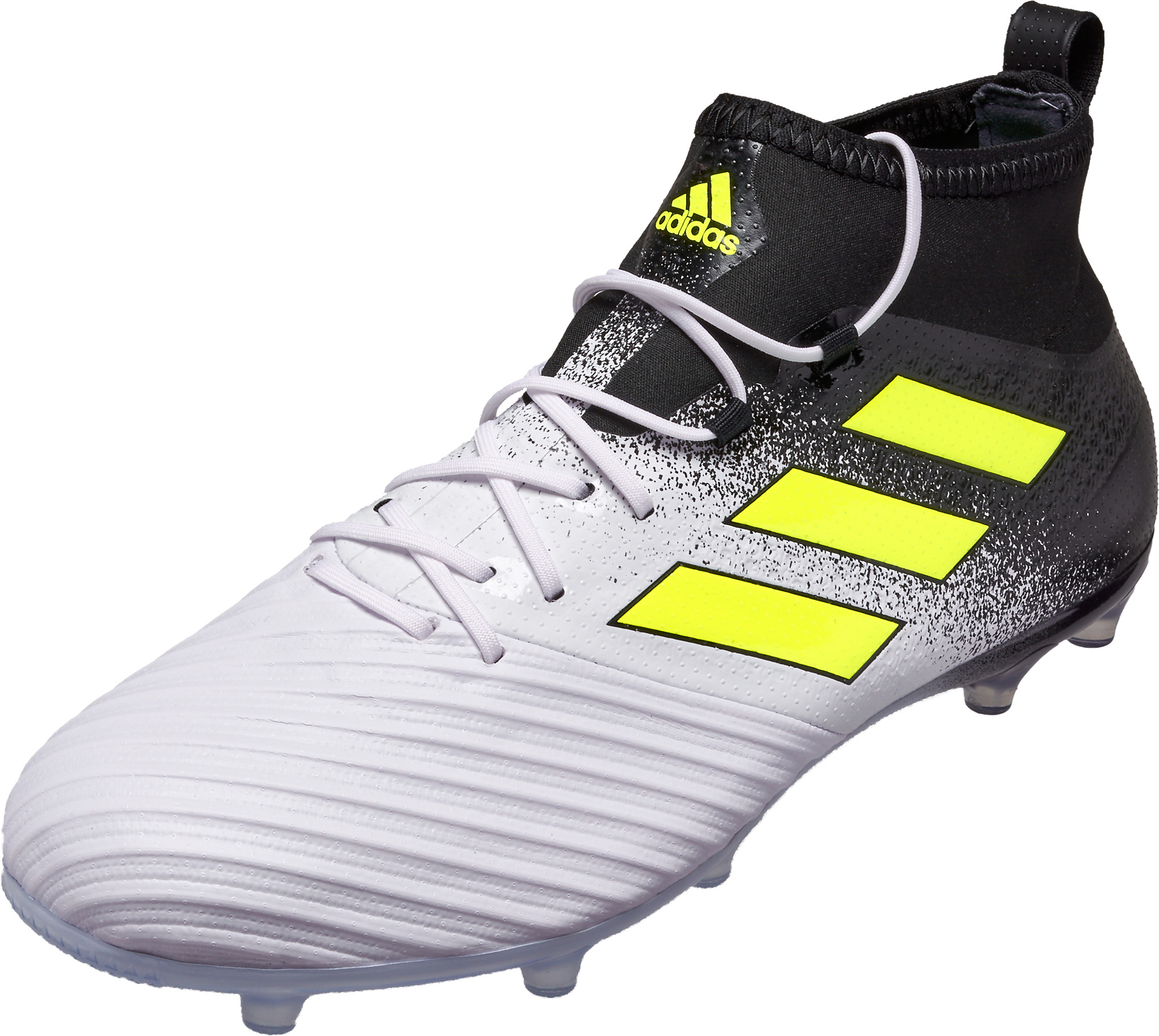 adidas ACE 17.2 FG Soccer Cleats - White & Solar Yellow - Soccer Master