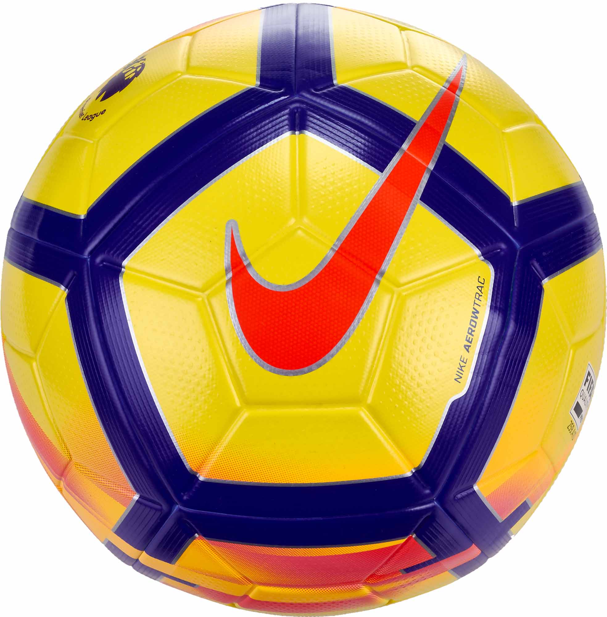 Nike Ordem V Hi-vis Match Ball - Premier League - Yellow & Crimson - Soccer  Master