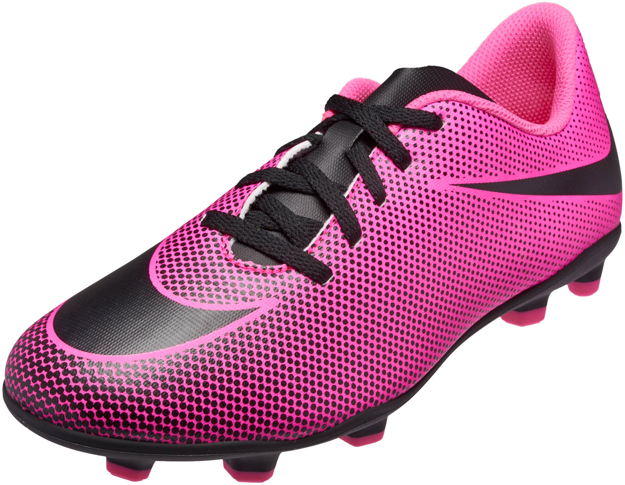 pink youth football cleats