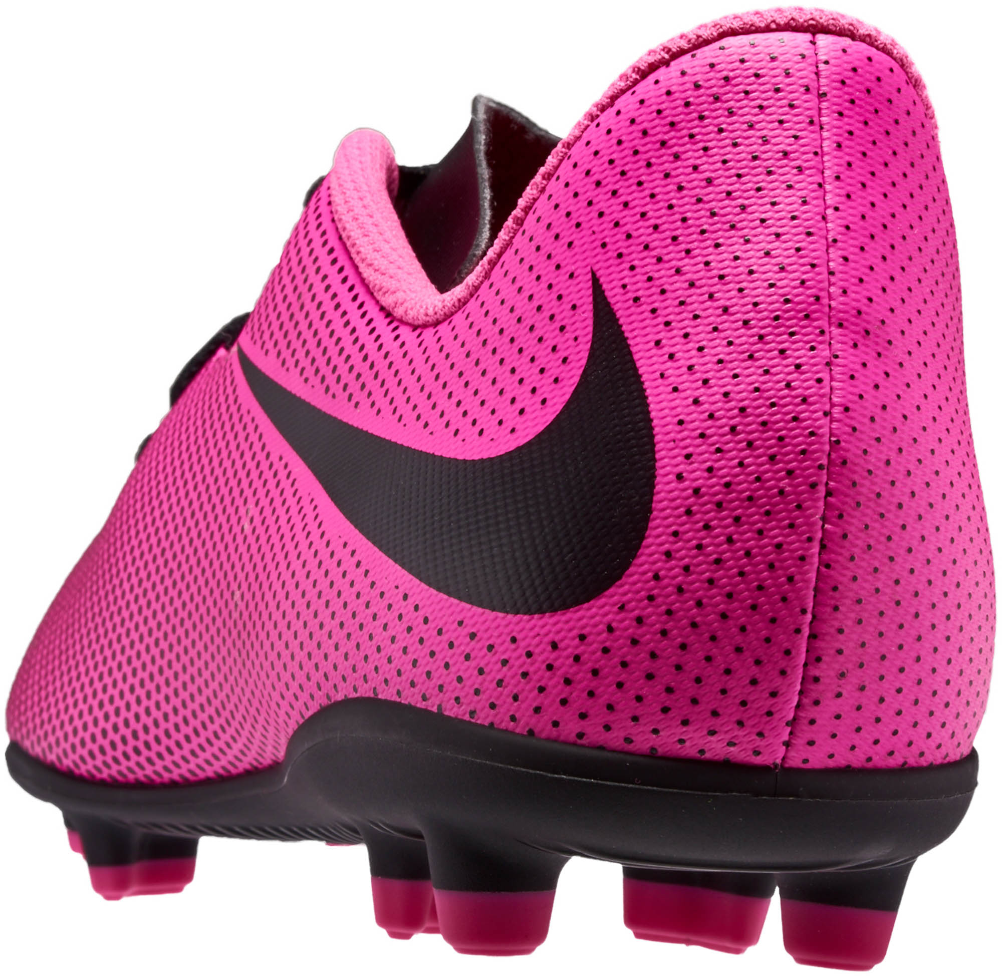 Nike Kids Bravata II FG Soccer Cleats - Pink Blast & Black - Soccer Master