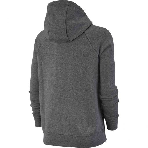 nike essential full zip hoodie grey