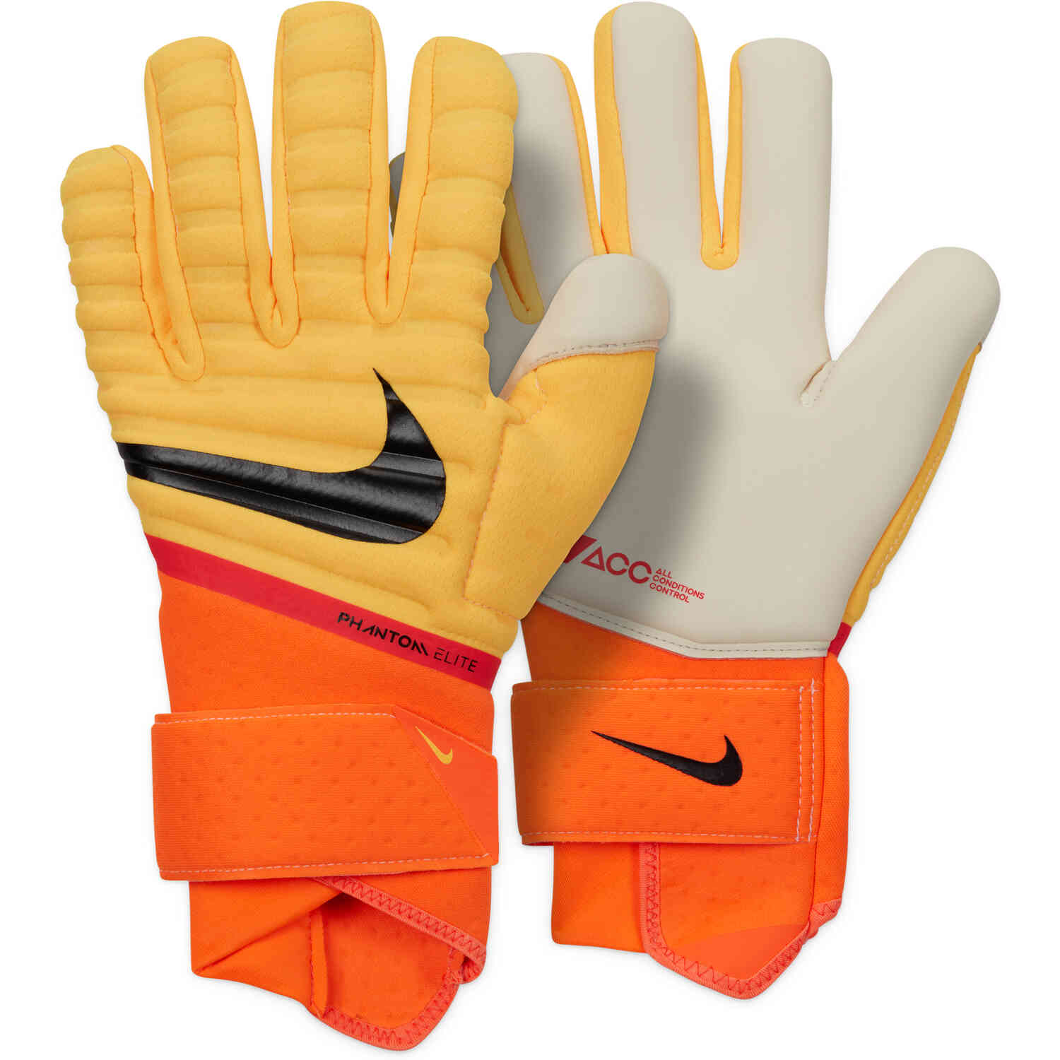 Nike Phantom Elite Goalkeeper Gloves - Laser Orange, Total Orange & Black -  Soccer Master