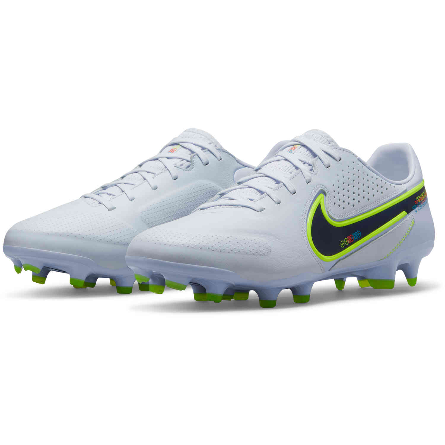 Nike Tiempo Legend 9 Pro FG - Football Grey & Blackened Blue with Light  Marine with Rush Orange with Volt with Laser Blue - Soccer Master