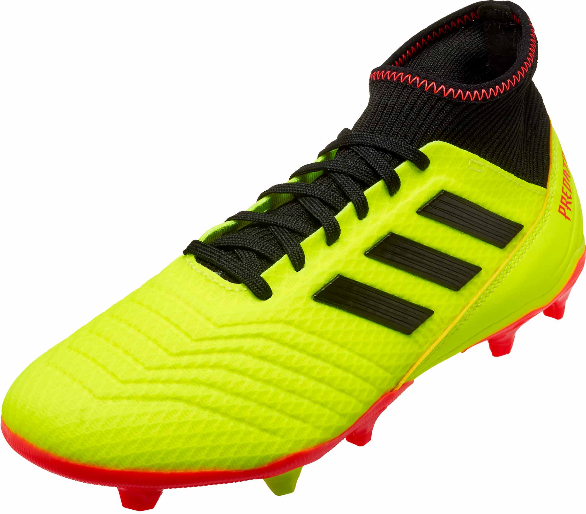 adidas Predator 18.3 FG - Solar Yellow/Black/Solar Red - Soccer Master