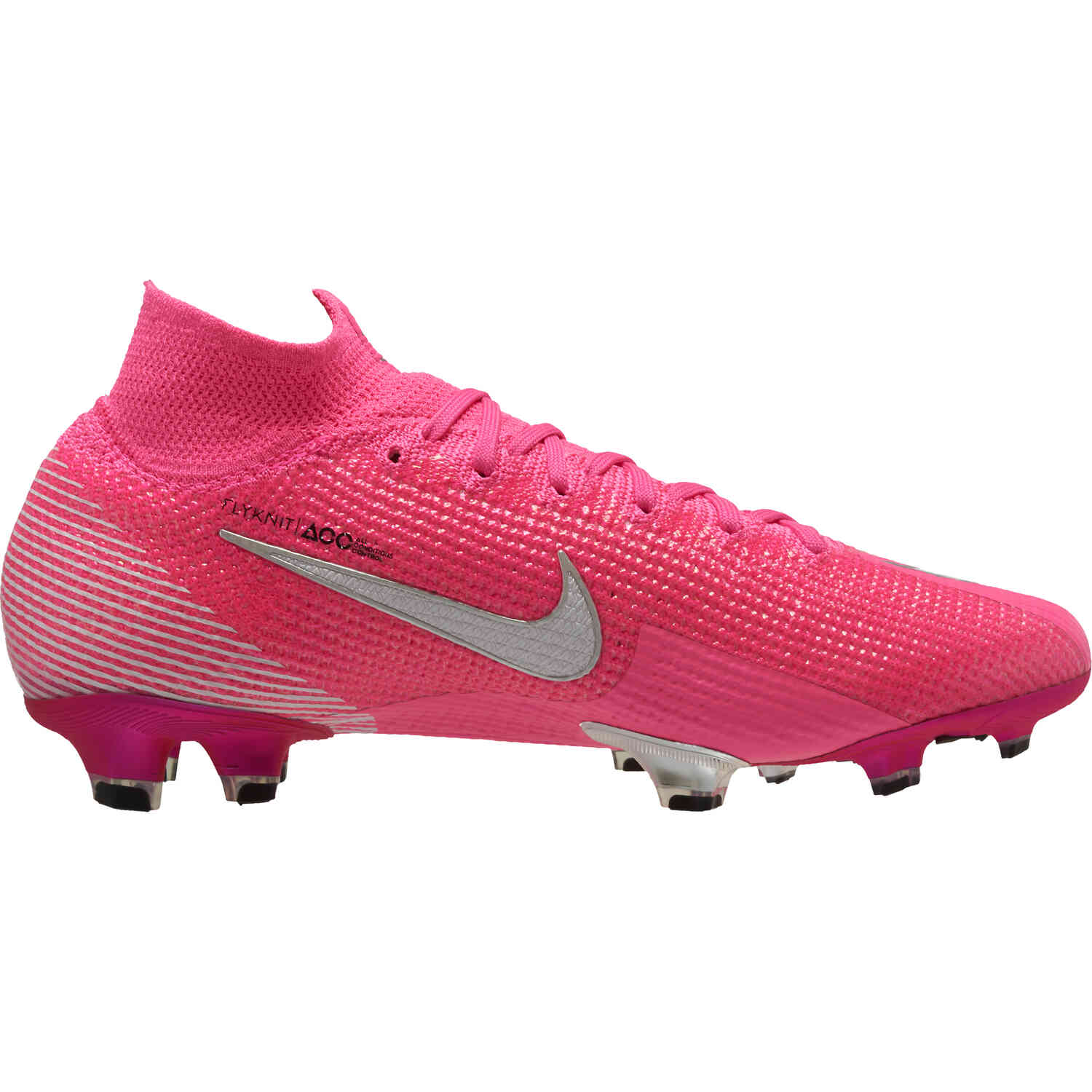 pink and white nike cleats