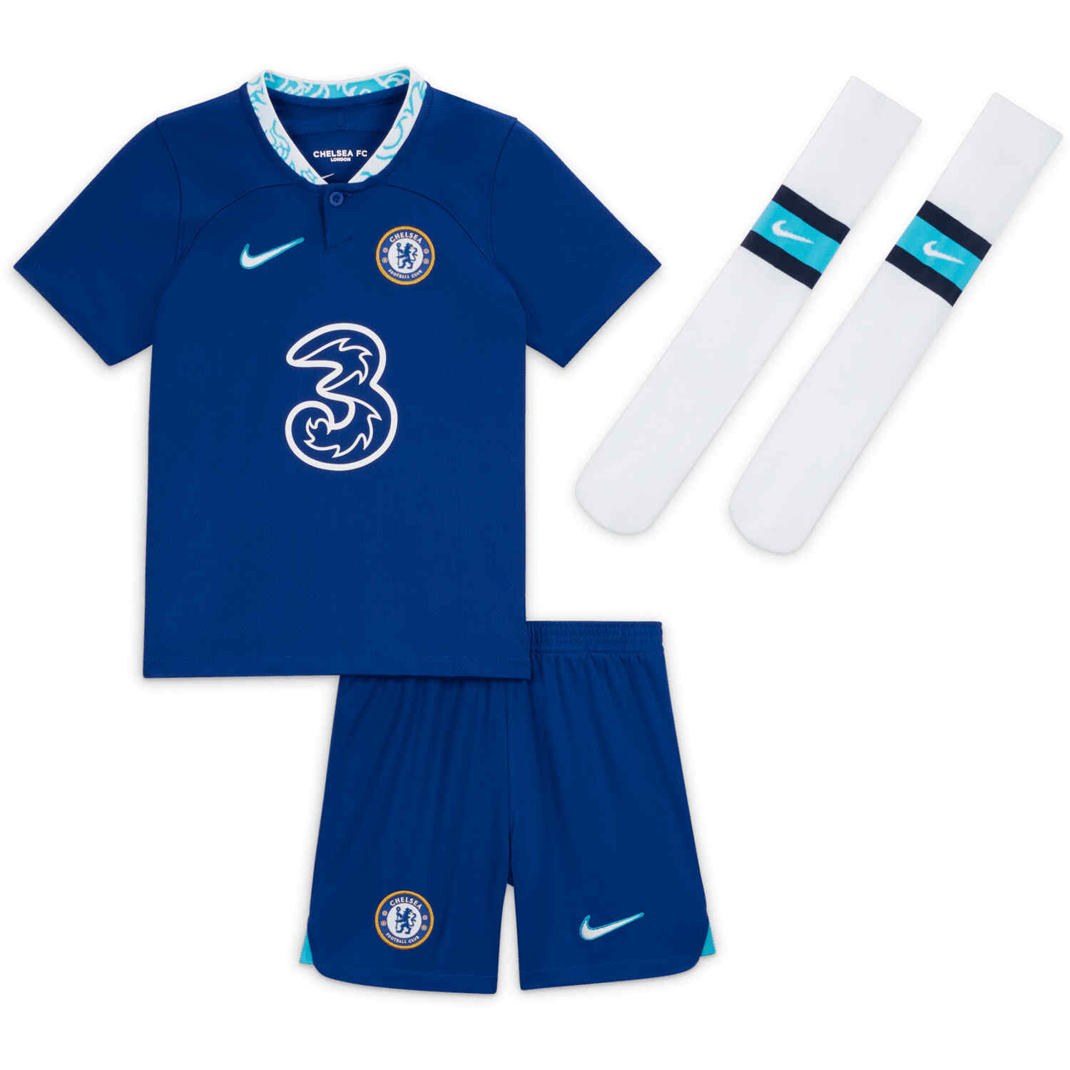 Lil Kids Nike Chelsea 2022/23 Home Kit - Soccer Master