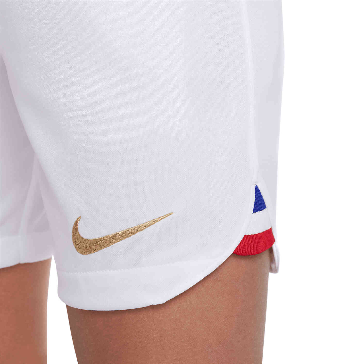 Kids Nike France Home Shorts - White/Metallic Gold - Soccer Master