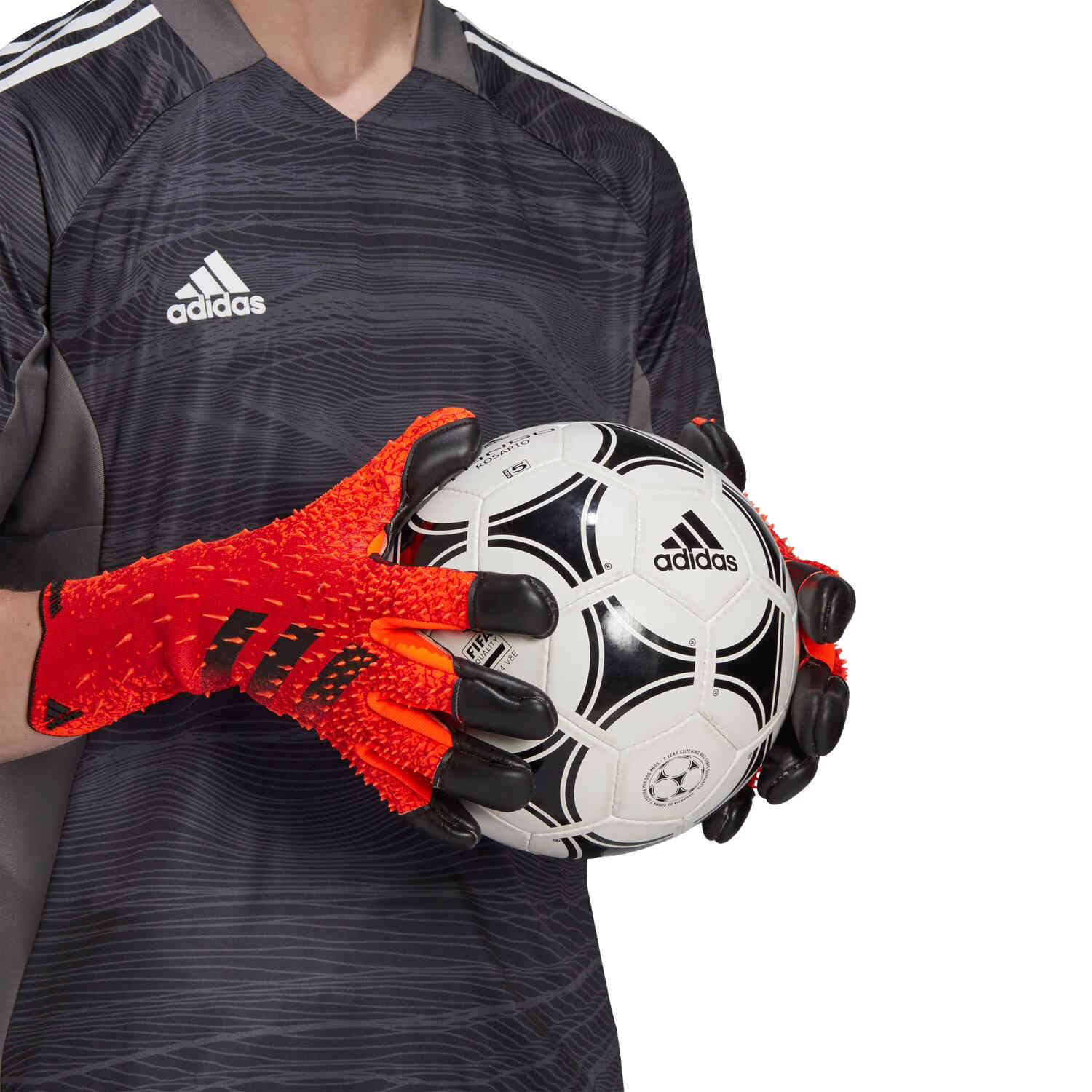 adidas Predator Pro Hybrid Goalkeeper Gloves Red