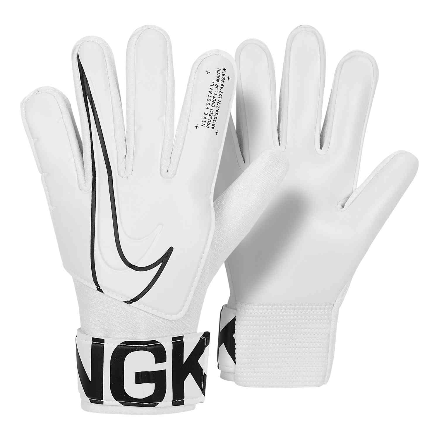 Kids Nike Match Goalkeeper Gloves - White - Soccer Master