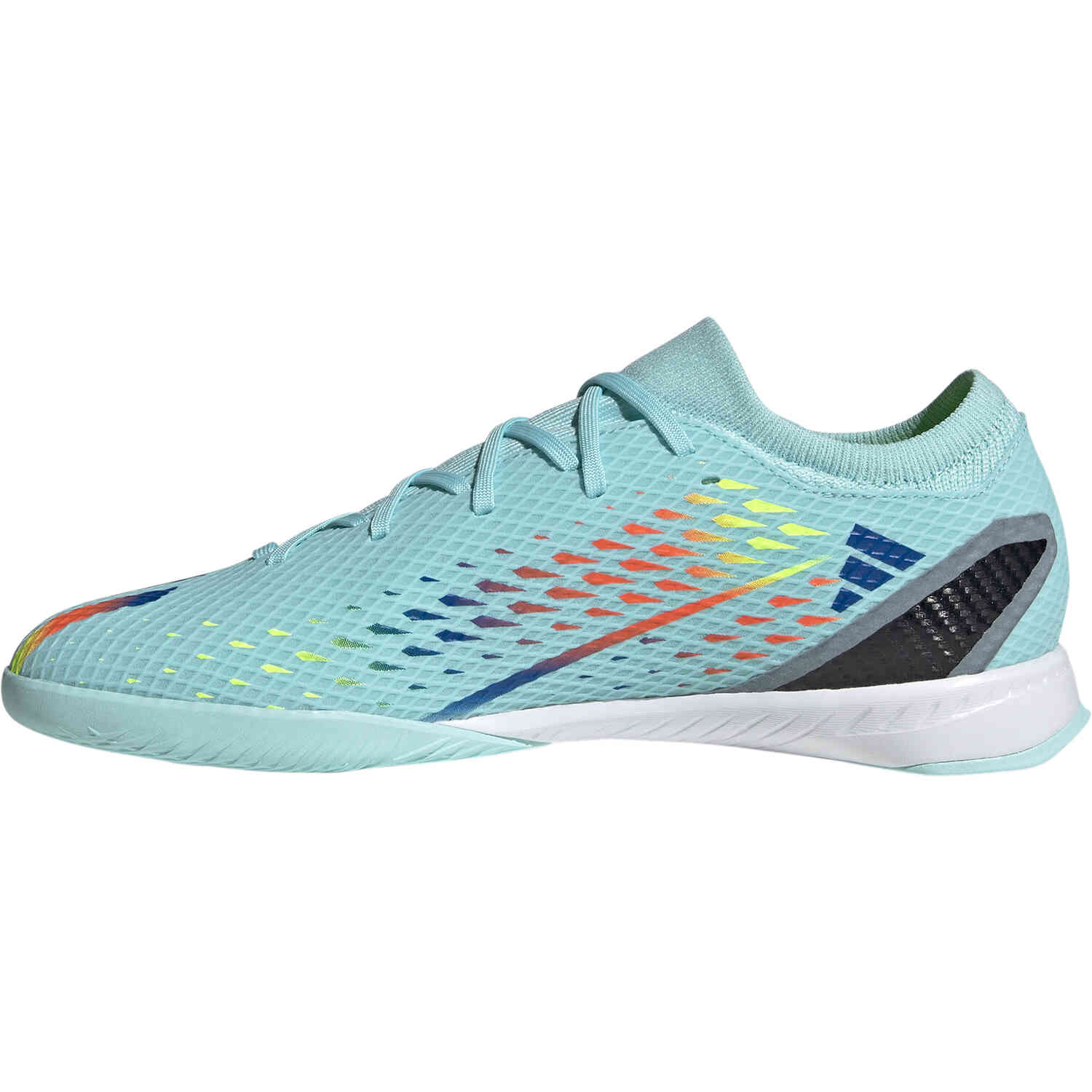 adidas X Speedportal.3 Indoor Soccer Shoes - Clear Aqua, Solar Red & Power  Blue - Soccer Master