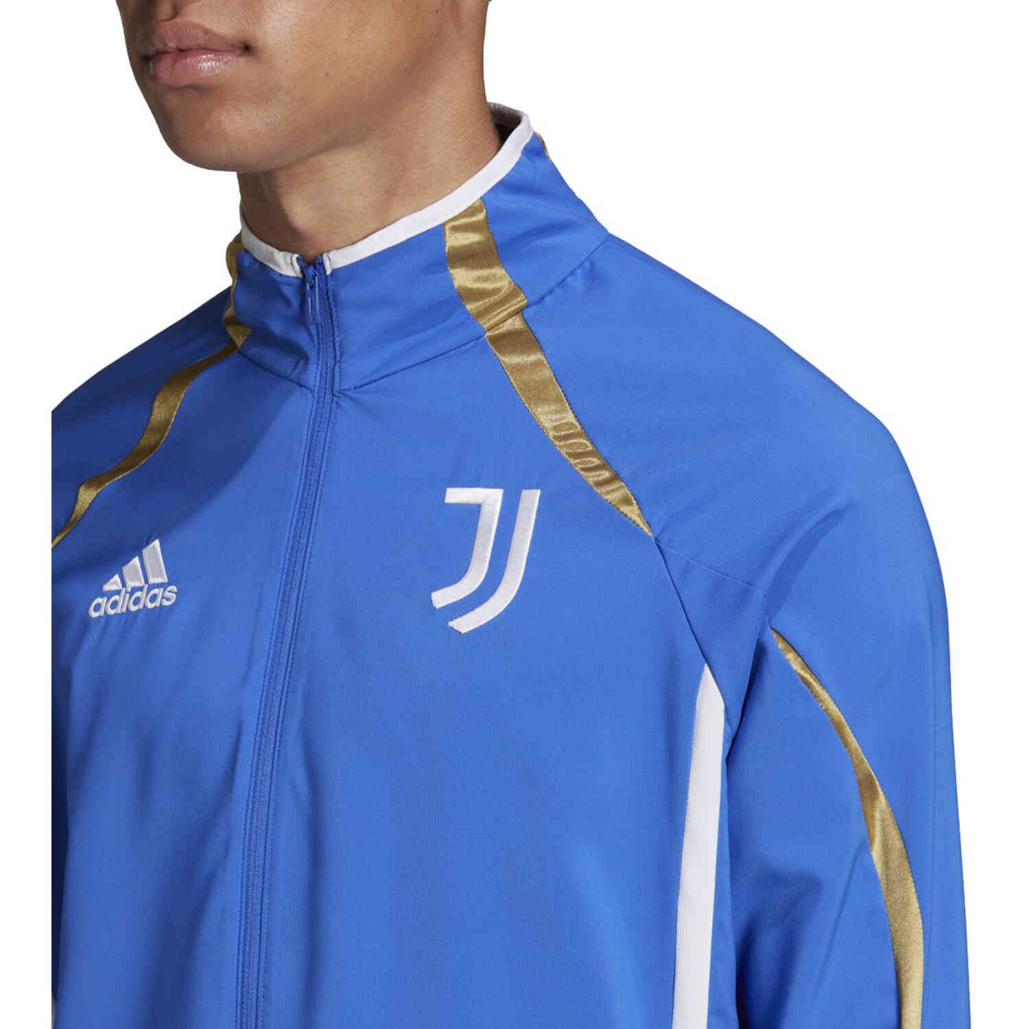 adidas Juventus Teamgeist Woven Jacket - Hi-res Blue - Soccer Master