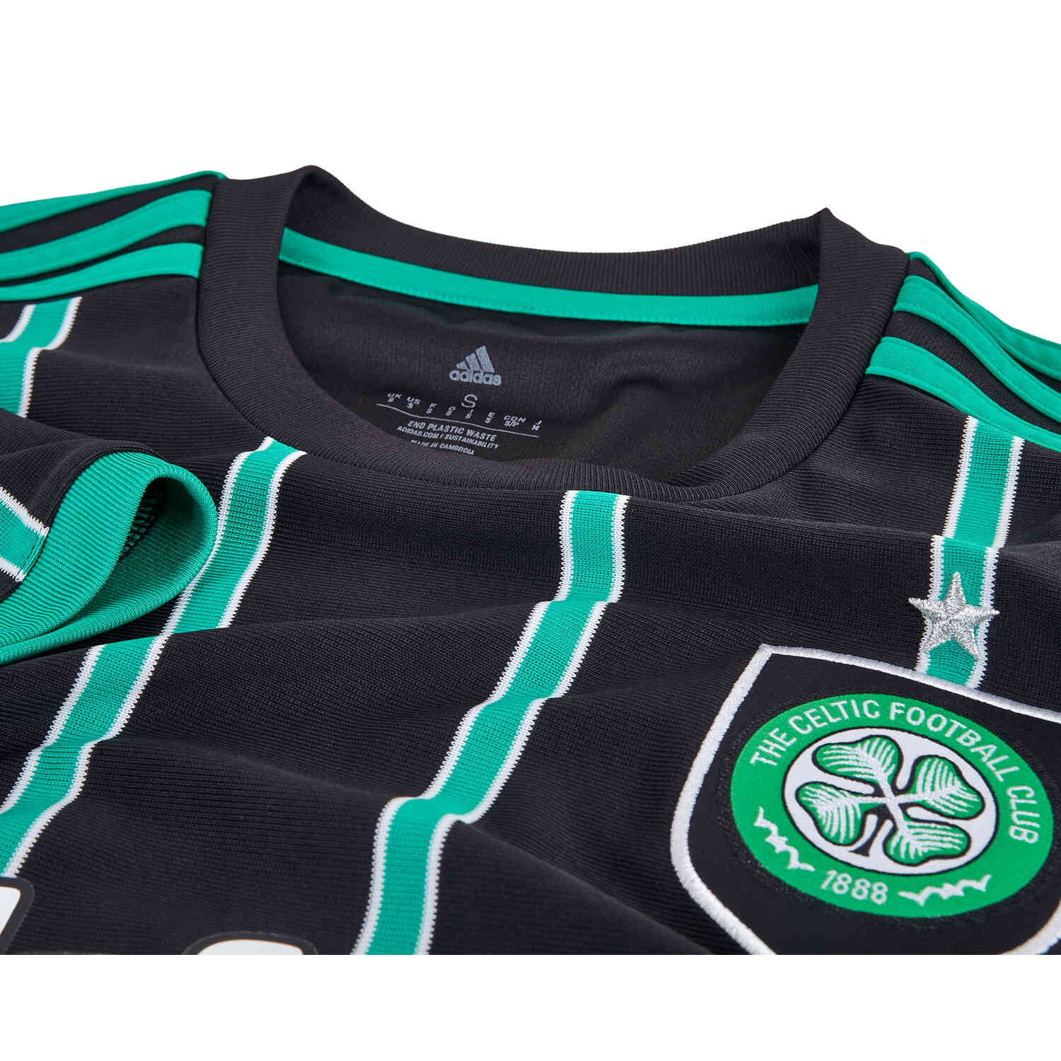 Black adidas Celtic FC 2022/23 Away Shirt Women's